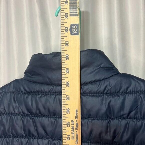 Jackson Hole Navy Quilted Puffer Vest Size L Warm Outerwear - Picture 5 of 6